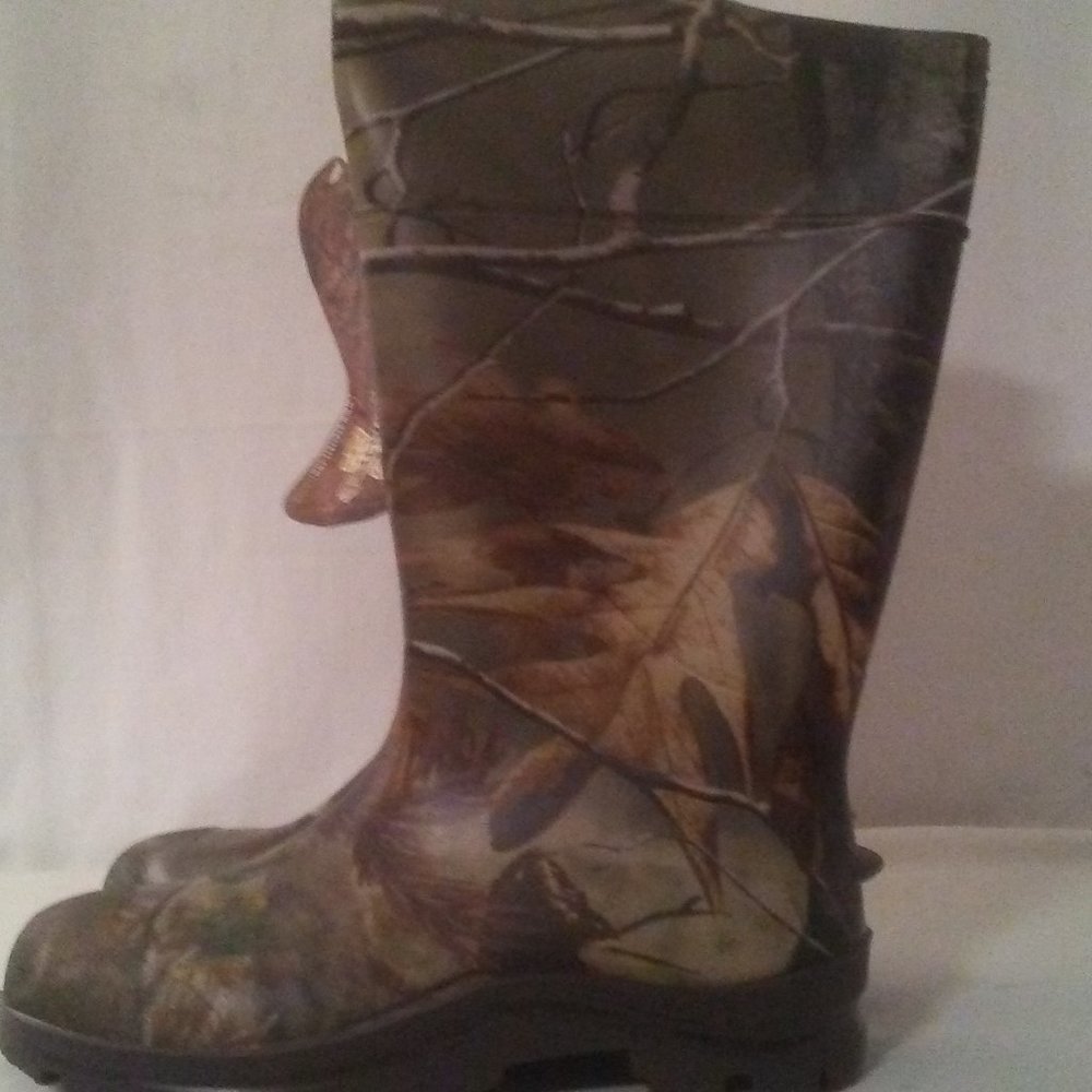 REALTREE CAMO Dark Realtree Camo Field General Waterproof Boots - Size 6 Men